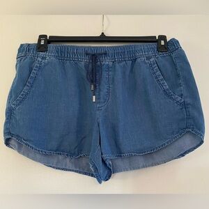 LOFT Blue chambray Shorts